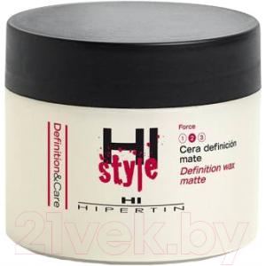 Воск для укладки волос Hipertin Hi Style Definition Полуматовый моделирующий
