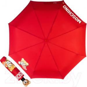 Зонт складной Moschino 8080-OCA Gift Bear Red