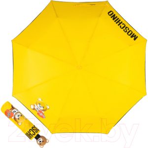 Зонт складной Moschino 8080-OCA Gift Bear Yellow