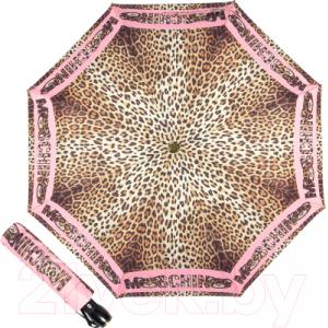 Зонт складной Moschino 8138-OCN Leo Bear Pink