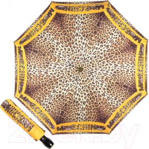 Зонт складной Moschino 8138-OCU Leo Bear Yellow