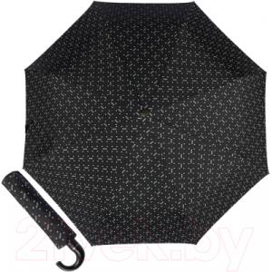 Зонт складной Moschino 8505-ToplessA Man dots Black