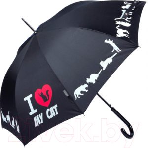 Зонт-трость Emme M426-LA Love Pets Black