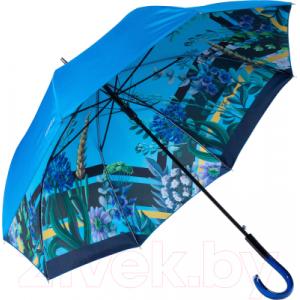 Зонт-трость Gianfranco Ferre 6001-LA Flowers Blu