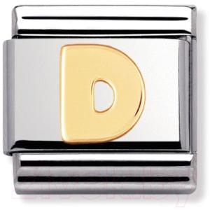 Звено для браслета NominatioN Буква D 030101/04