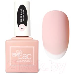 База для гель-лака E.Mi E.MiLac Fiber Base Gel Natural Pink №3