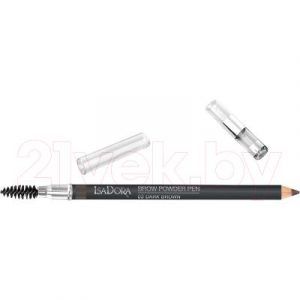 Карандаш для бровей Isadora Brow Powder Pen тон 03 Dark Brown