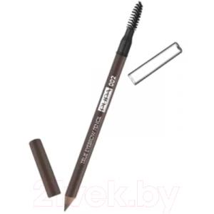 Карандаш для бровей Pupa True Eyebrow Pencil Total Fill Long lasting Waterproof 002