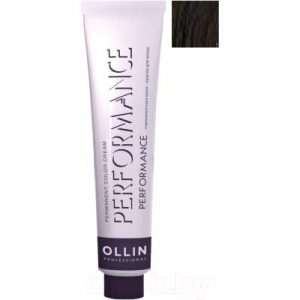 Крем-краска для волос Ollin Professional Performance Permanent Color Cream 4/4