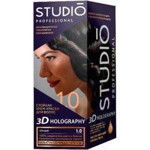 Крем-краска для волос Studio Professional 3D Holography 1.0