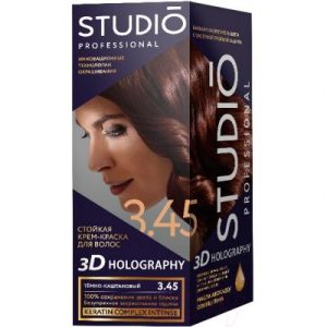 Крем-краска для волос Studio Professional 3D Holography 3.45