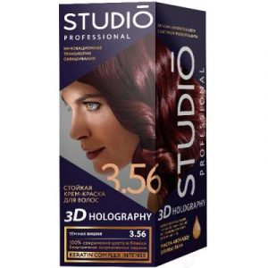 Крем-краска для волос Studio Professional 3D Holography 3.56