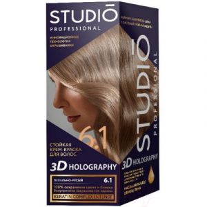 Крем-краска для волос Studio Professional 3D Holography 6.1