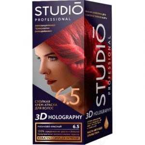 Крем-краска для волос Studio Professional 3D Holography 6.5