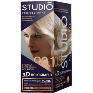 Крем-краска для волос Studio Professional 3D Holography 90.105