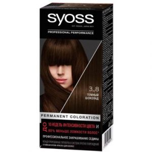 Крем-краска для волос Syoss Salonplex Permanent Coloration 3-8