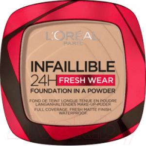 Пудра компактная L'Oreal Paris Infaillible 24h Fresh Wear тон 130