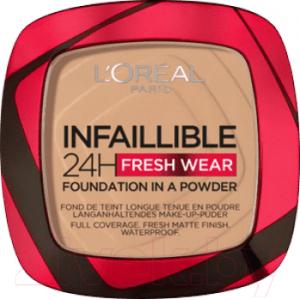 Пудра компактная L'Oreal Paris Infaillible 24h Fresh Wear тон 140