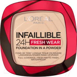 Пудра компактная L'Oreal Paris Infaillible 24h Fresh Wear тон 20