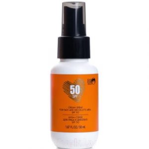 Спрей солнцезащитный Bio World Luxury Therapy для лица и декольте SPF50